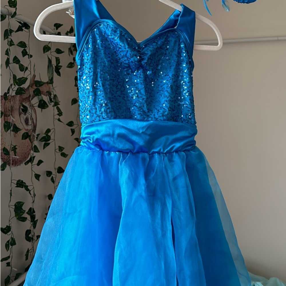 Sparkling Blue Sequin Dress
